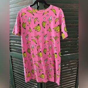 NOOWORKS Tee Dress in Bananas by Gentle Thrills size Medium excellent